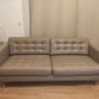 Landskrona Sofa 3-Sitzer Leder Beige 0