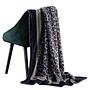 Plaid Leon Decke Polyester Braun 1