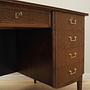 Schreibtisch Holz Braun 1970er Jahre  12