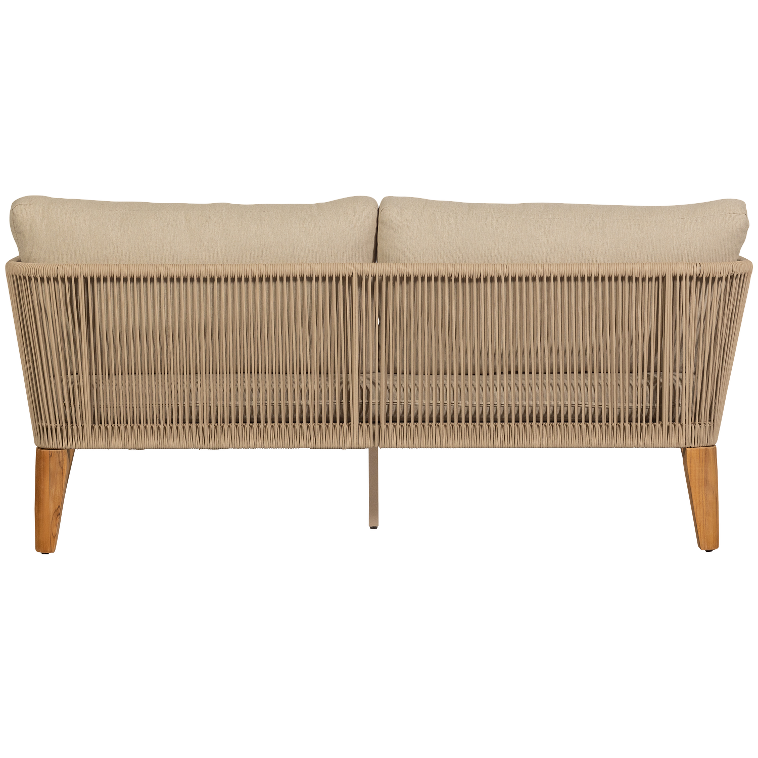 San Remo 3-Sitzer Gartensofa Teakholz Braun 4