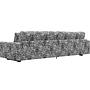 Valen Sofa XL Zebra Print mit Kissen 4