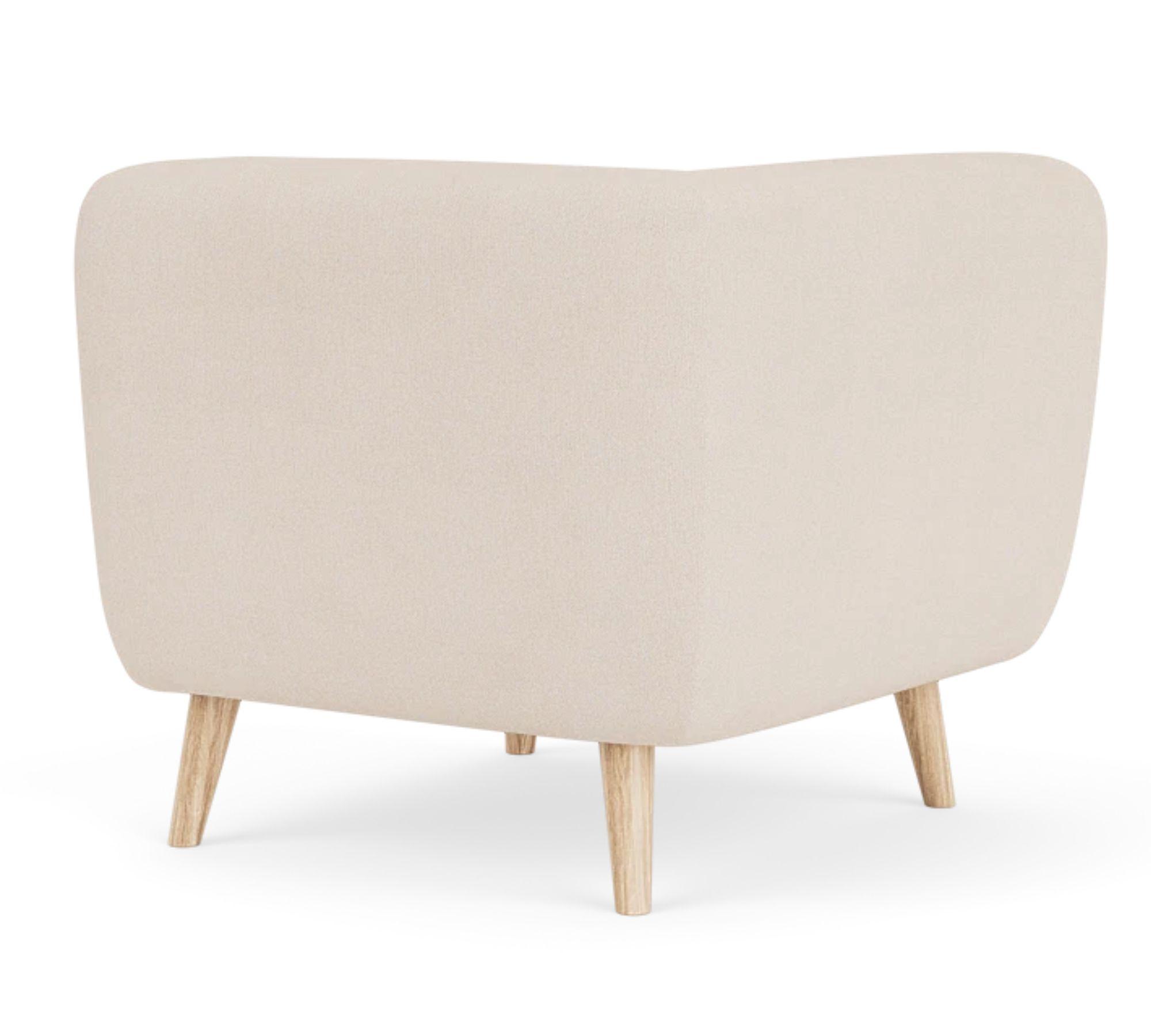 Alfred 1-Sitzer Eckmodul Links Mark Sand 2