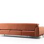 Image Corner Sofa Left Brown 8