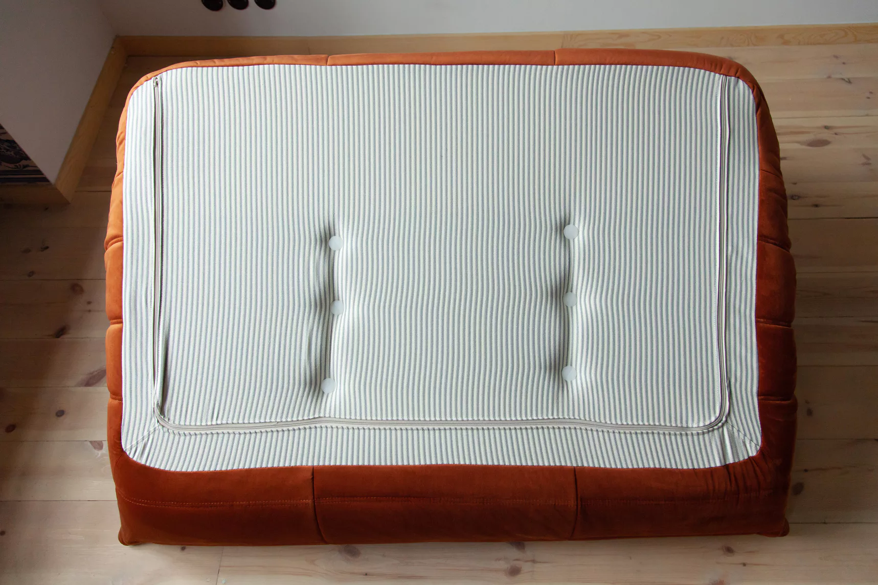 Togo Lounge Set 2-piece Velvet Amber-Orange 5