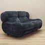 2-seater sofa velvet blue 1970s 8