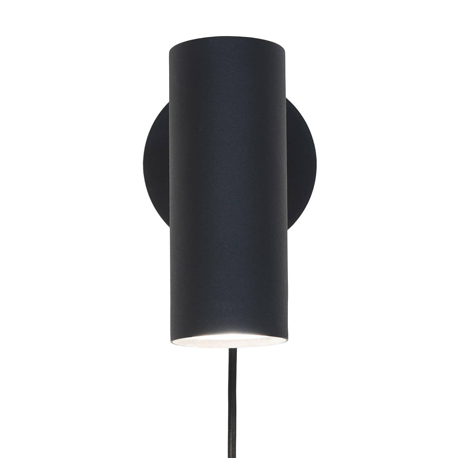 Wall lamp Paris Steel 1-bulb Black 4