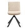 Polsterstuhl Gulstav Strukturstoff Stahl Beige 4