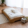Lume Montessori Bett Holz Sand 2