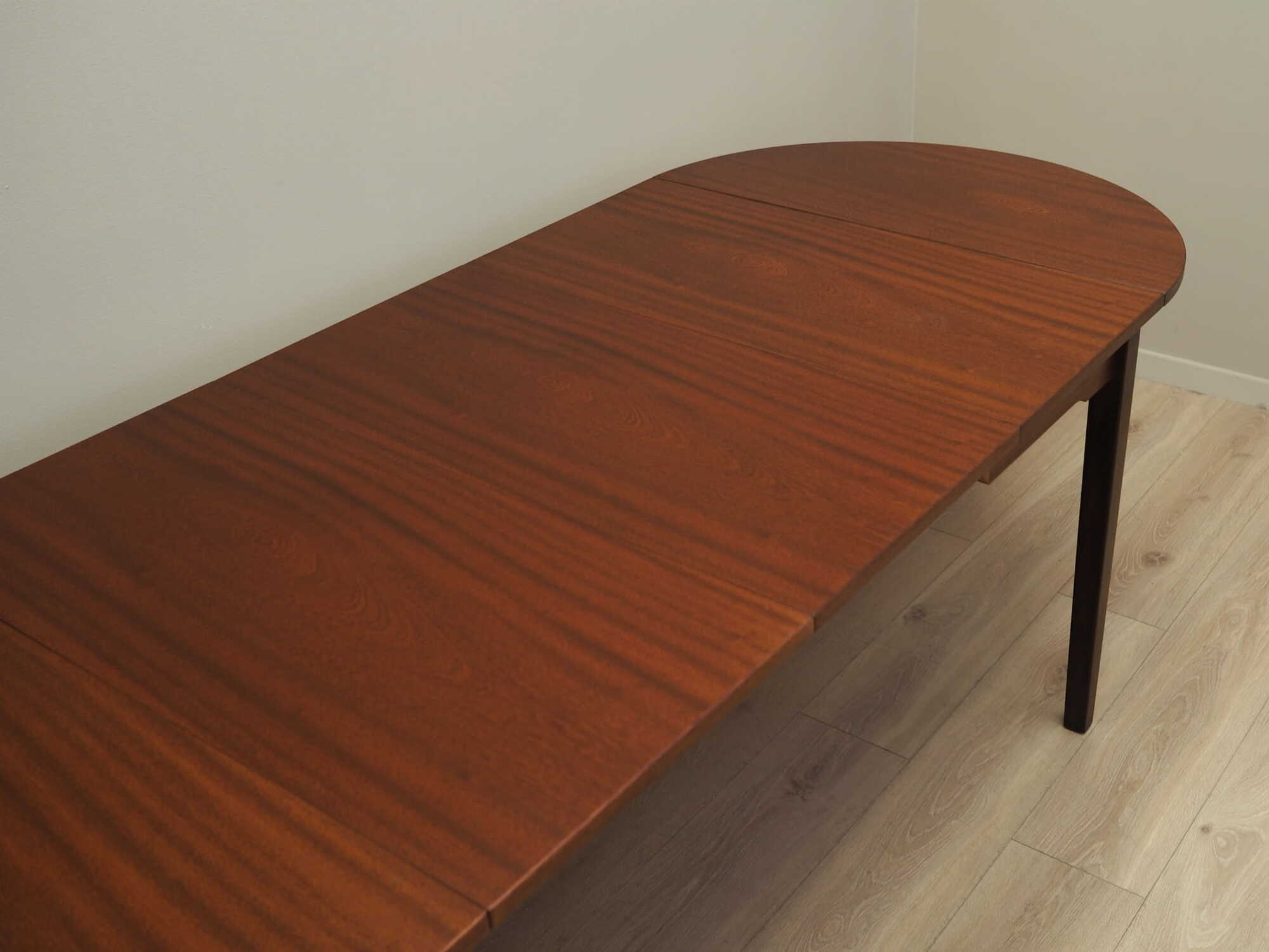 Vintage Table Mahogany Brown 1970s 4