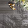Terrassenfliese Thish 6er-Set Grau 0