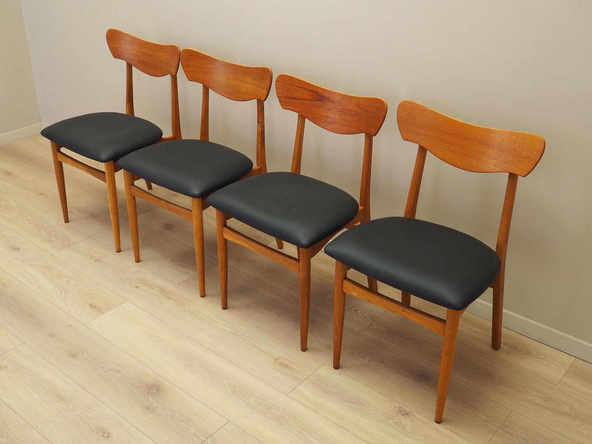 4x Esszimmerstuhl 1970er Jahre 2