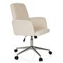 SOLAO CORD Bürostuhl Drehbar mit Rollen Cord-Optik Beige 2