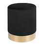 Pouf Rosendal Velvet Black 0