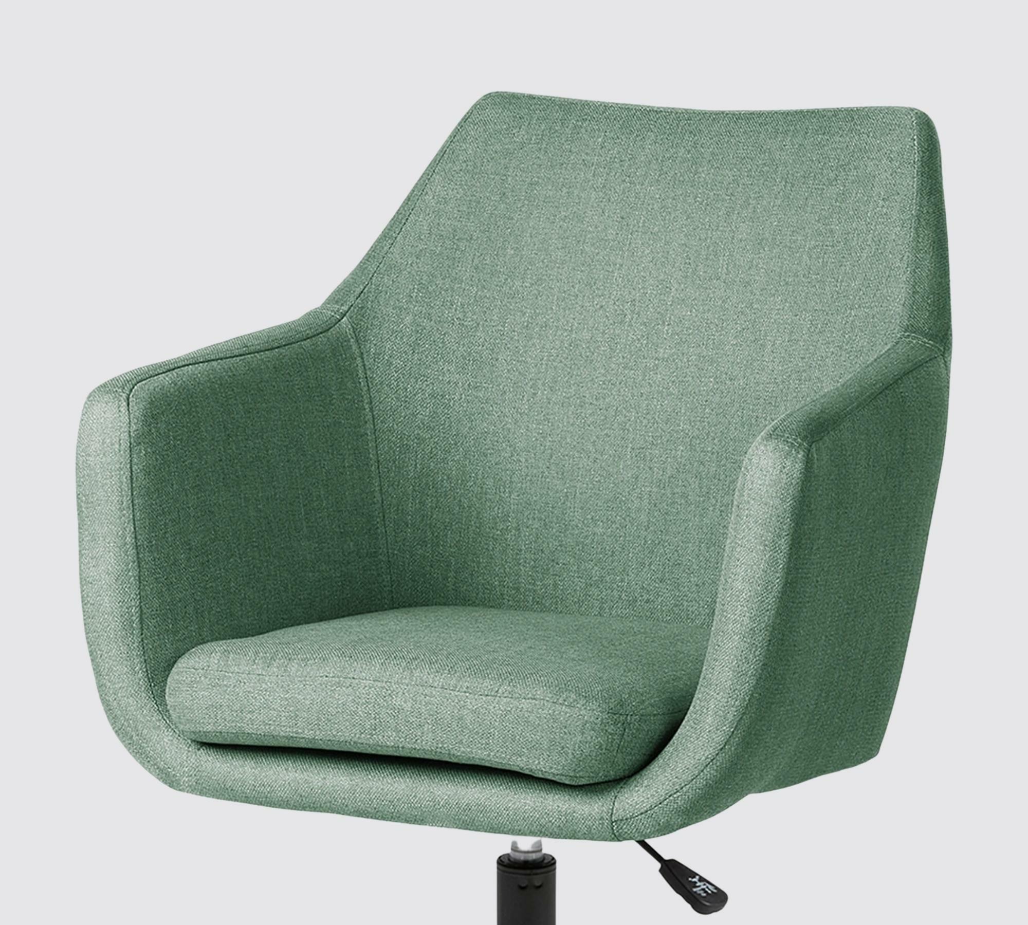 Bürodrehstuhl mit Armlehnen Mintgrau 4