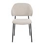 Upholstered chair Meramo set of 4 Beige 1