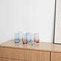 Glass Set Multicolored 1980s 1