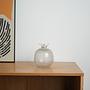 Glass vase pomegranate shape 1970s 6