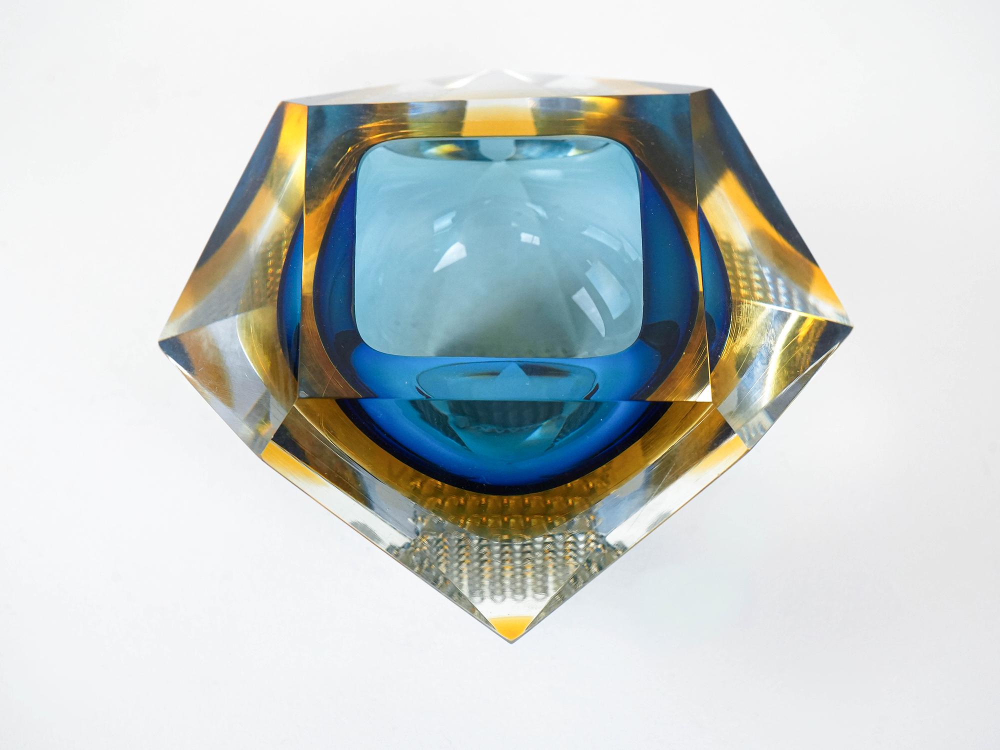 Schale Muranoglas Mehrfarbig 1960er Jahre 8