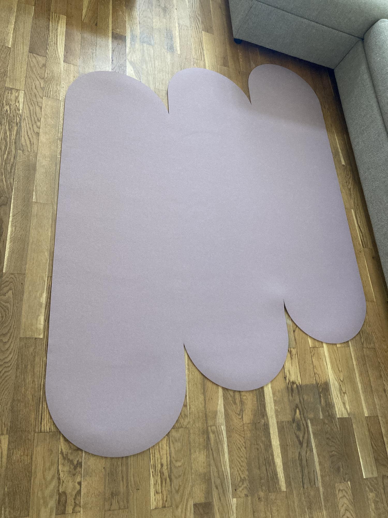 Graphics Rug Wool Pink 3