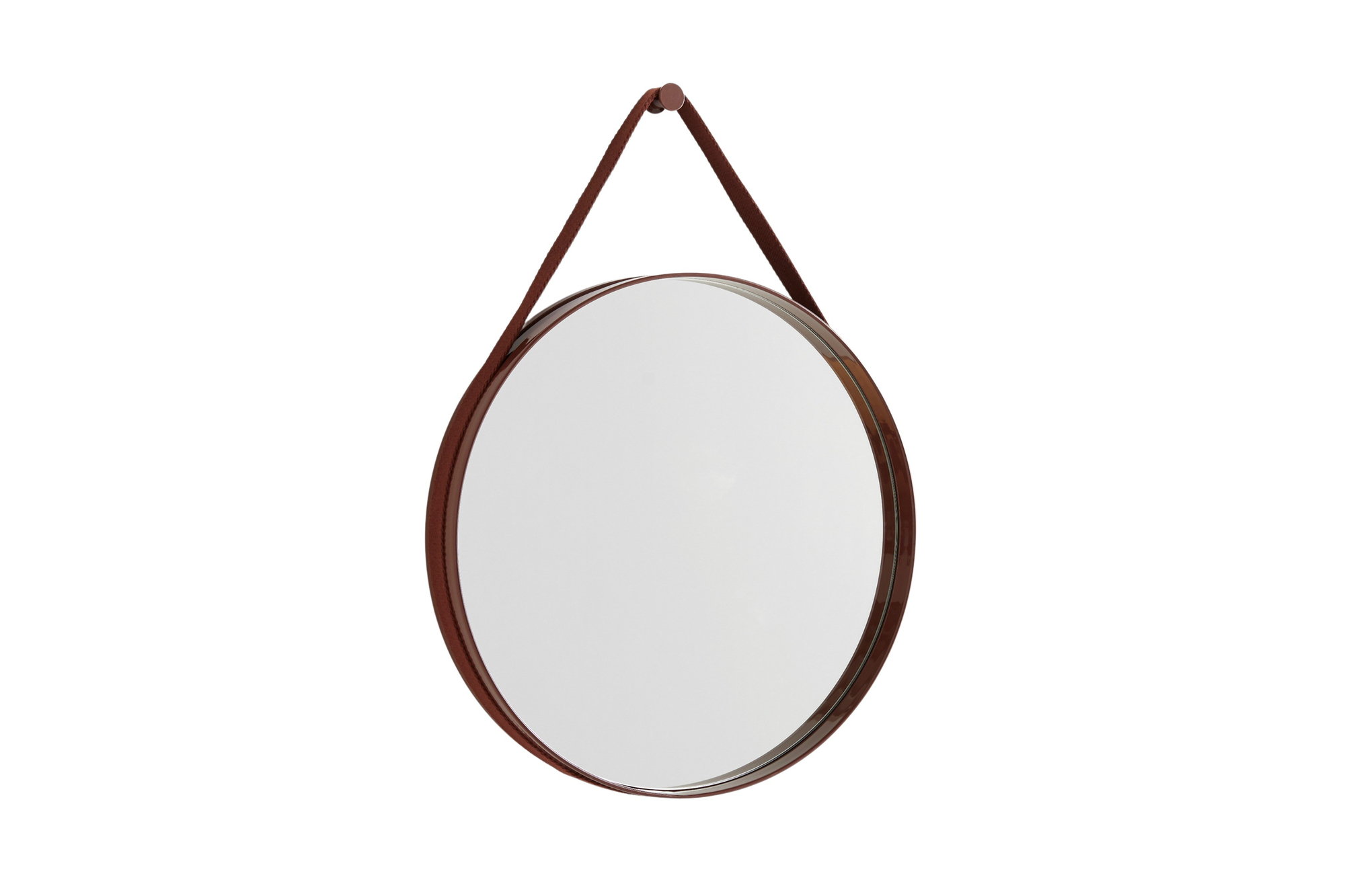 Strap Mirror No 2 Stahl Braun 0