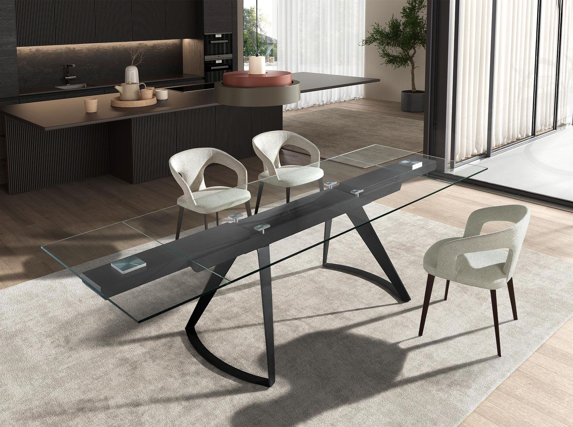 Dining chair textile white 3