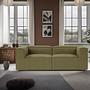 Fora 2-seater sofa green 2