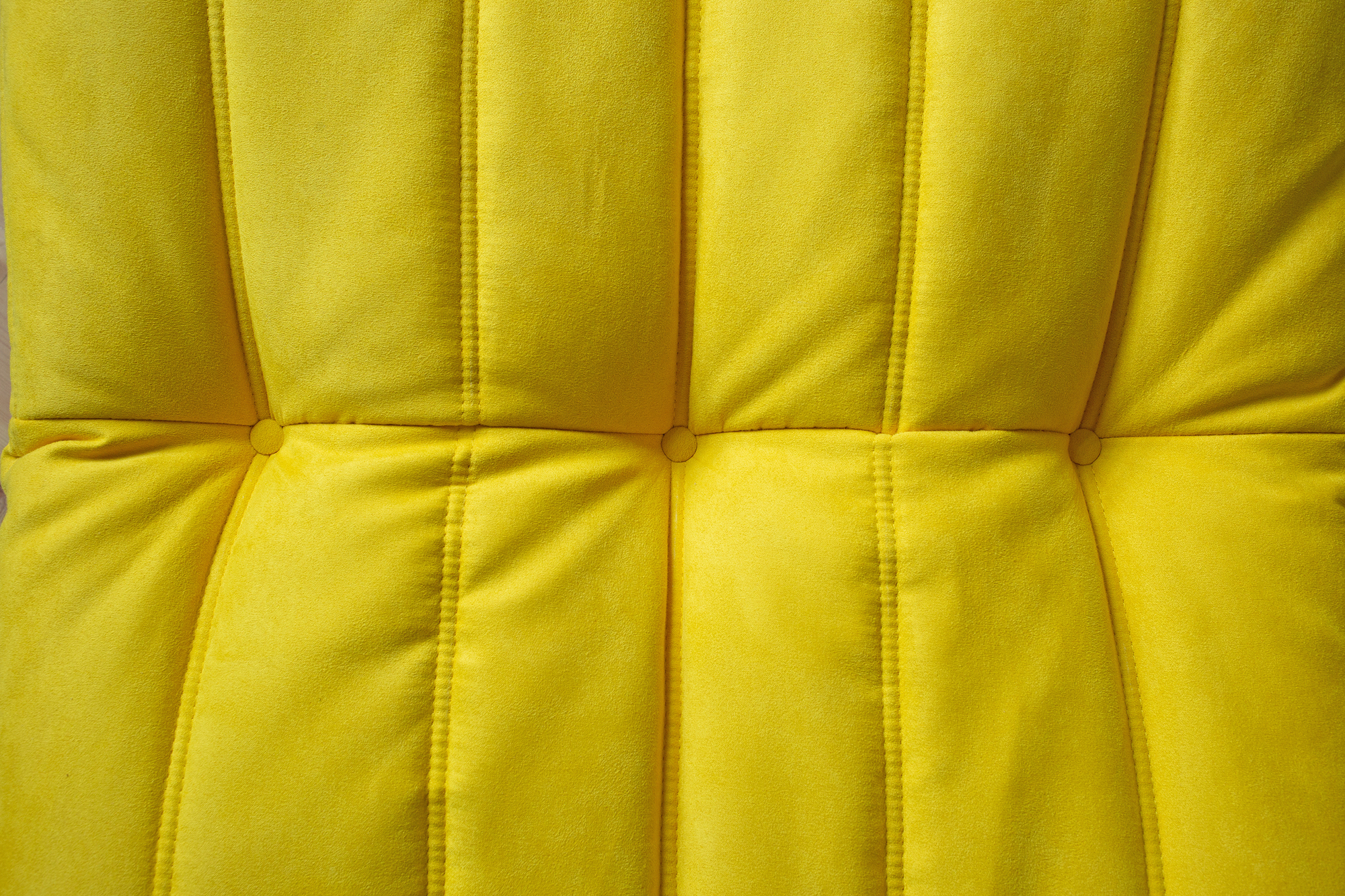 Togo Lounge Set 3-piece. Fabric Lemon Yellow 9