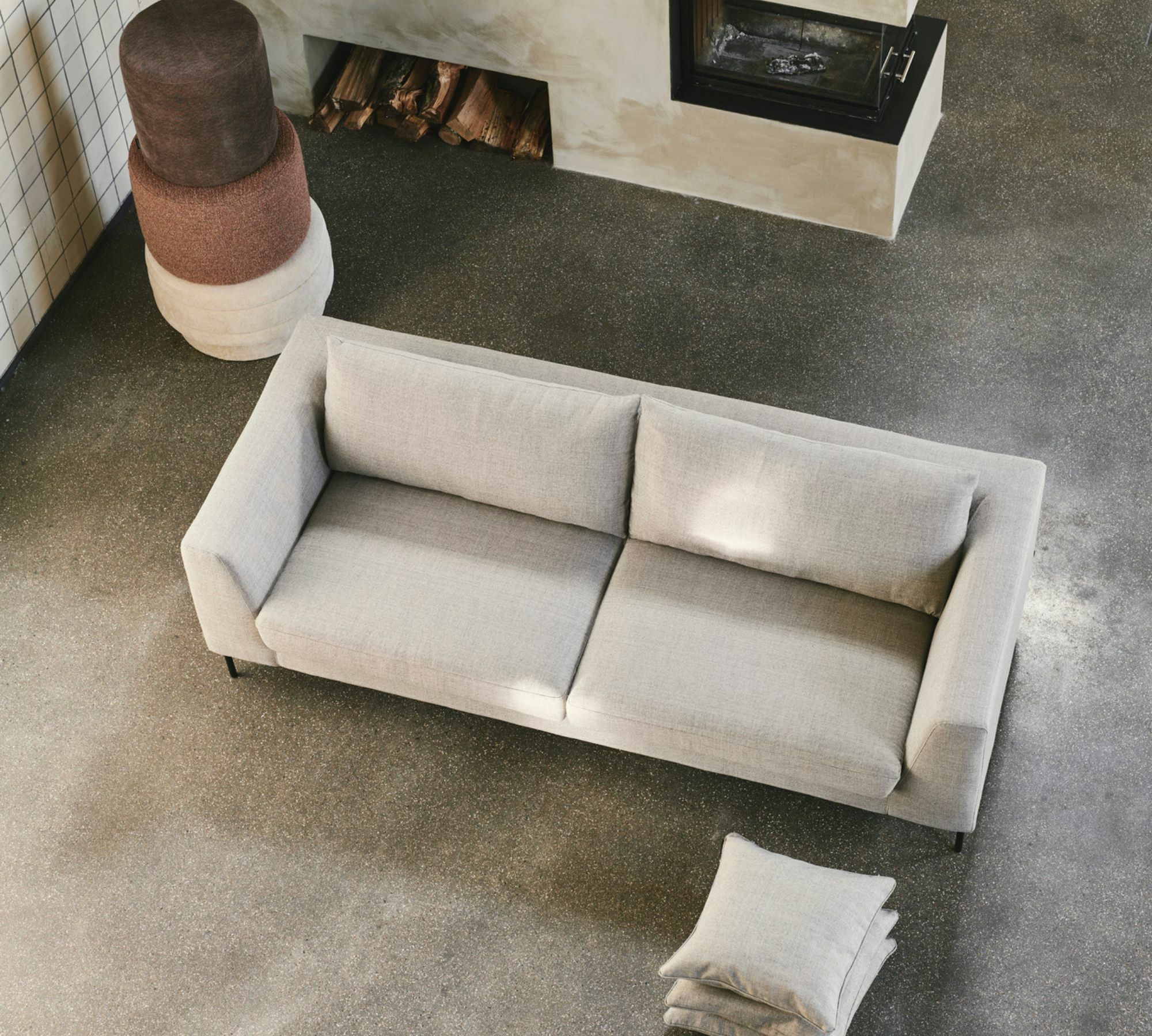 Noa Sofa 3-Sitzer Planet Grey Green 5