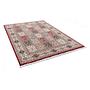 Benares Bachtiari Teppich Schurwolle Rot 60 x 90 cm 1
