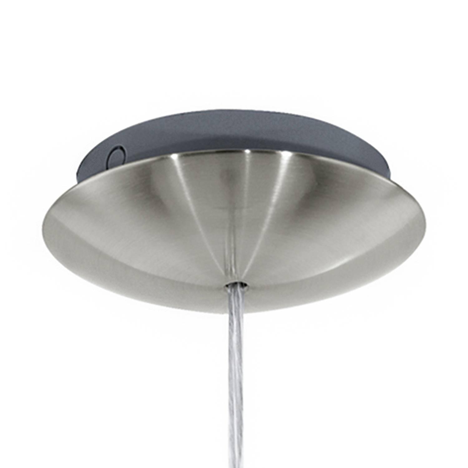 Pendelleuchte Maserlo I Mischgewebe Stahl Cubanit 3