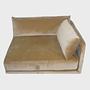 Vincent 1-seater module, right, matte beige velour 6