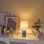 Glowing Hug Table lamp ceramic light blue 1-bulb 2