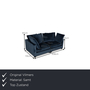 Viking Sofa 2-Sitzer Samt Blau 1