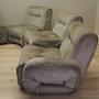 Modulares Sofa Grau 1960er Jahre 6