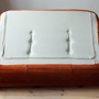 Togo Sofa 2-Sitzer Samt Bernstein-Orange 6