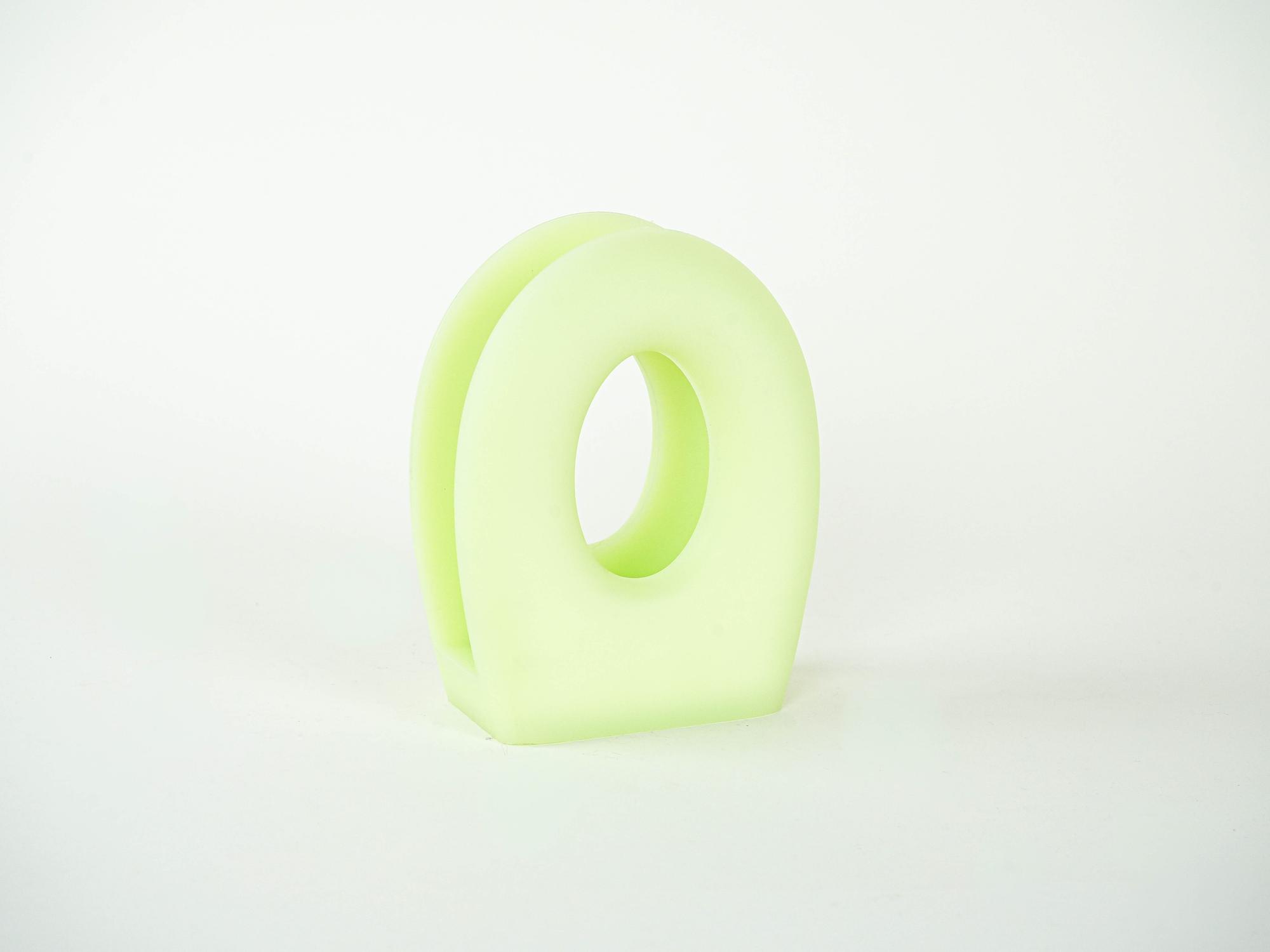 Zeitung-/Taschentuchständer Türkis 1970er Jahre 6