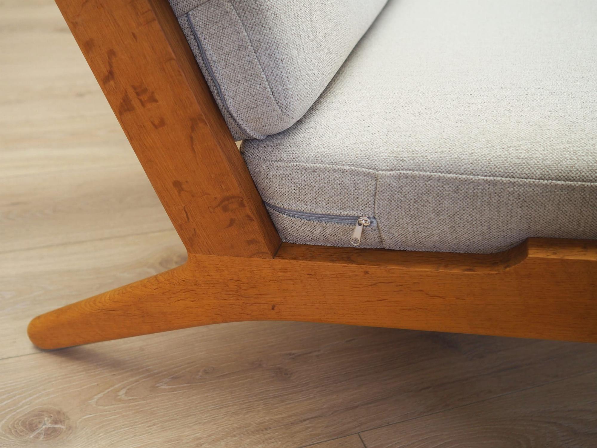 Sofa Wood Grey 1960s 10