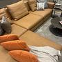 Molteni & C „Turner“ Leather Sofa with Ottoman & Cushions 3