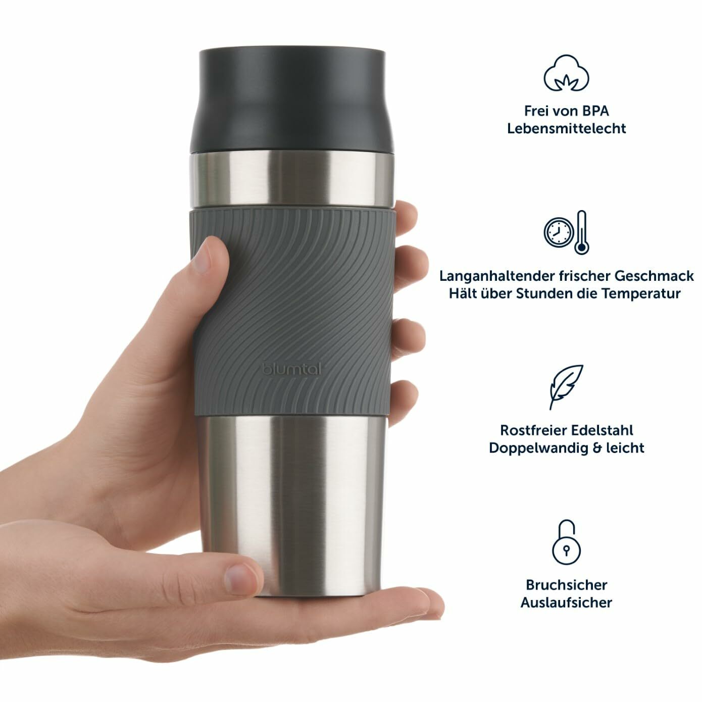Thermobecher Classic Edelstahl 350ml 4