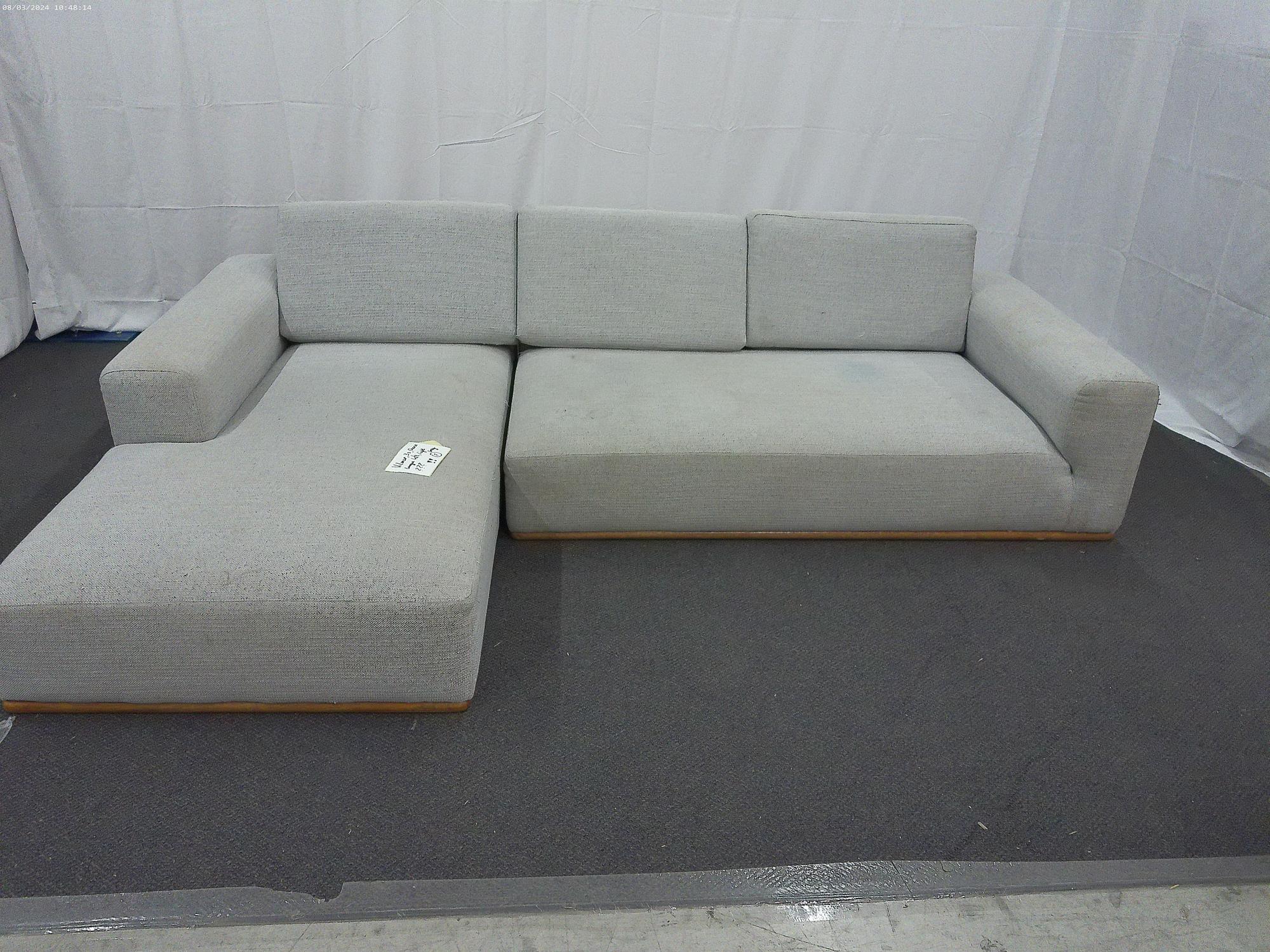 Vilmar Sofa 3-Sitzer Récamiere Links Talent Cool Grey 0