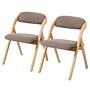 2x Aokri Esszimmerstuhl Taupe 0