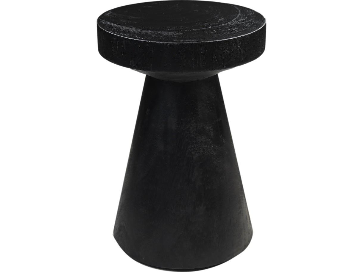 Runder Hocker Munggurholz ø30cm 0