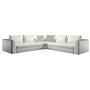 Bergamo Corner Sofa Salto-Leather 096 Snow White 0