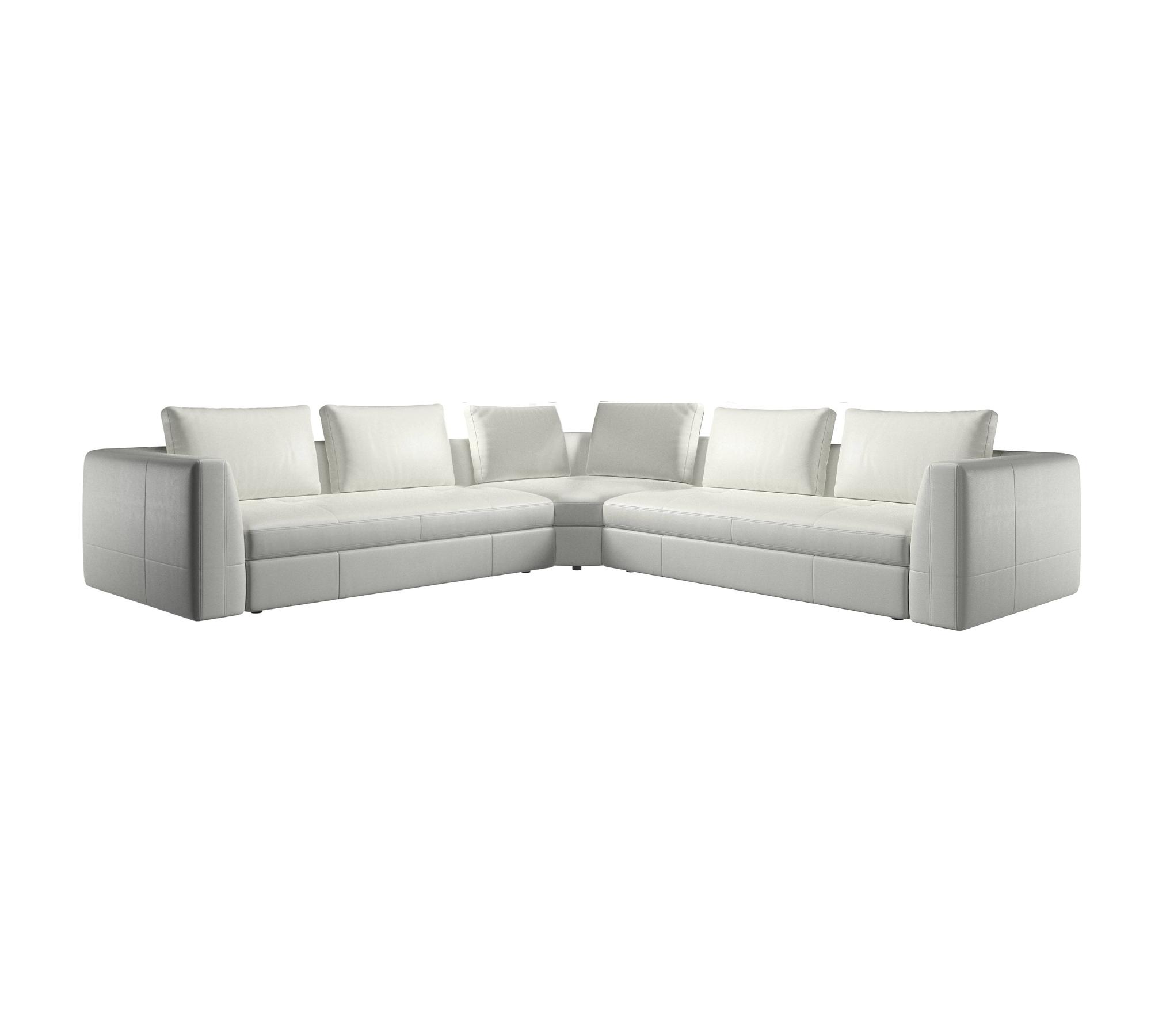 Bergamo Ecksofa Salto-Leder 096 Schneeweiß 0