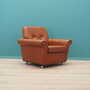 Vintage Armchair Leather Brown 1960s 2