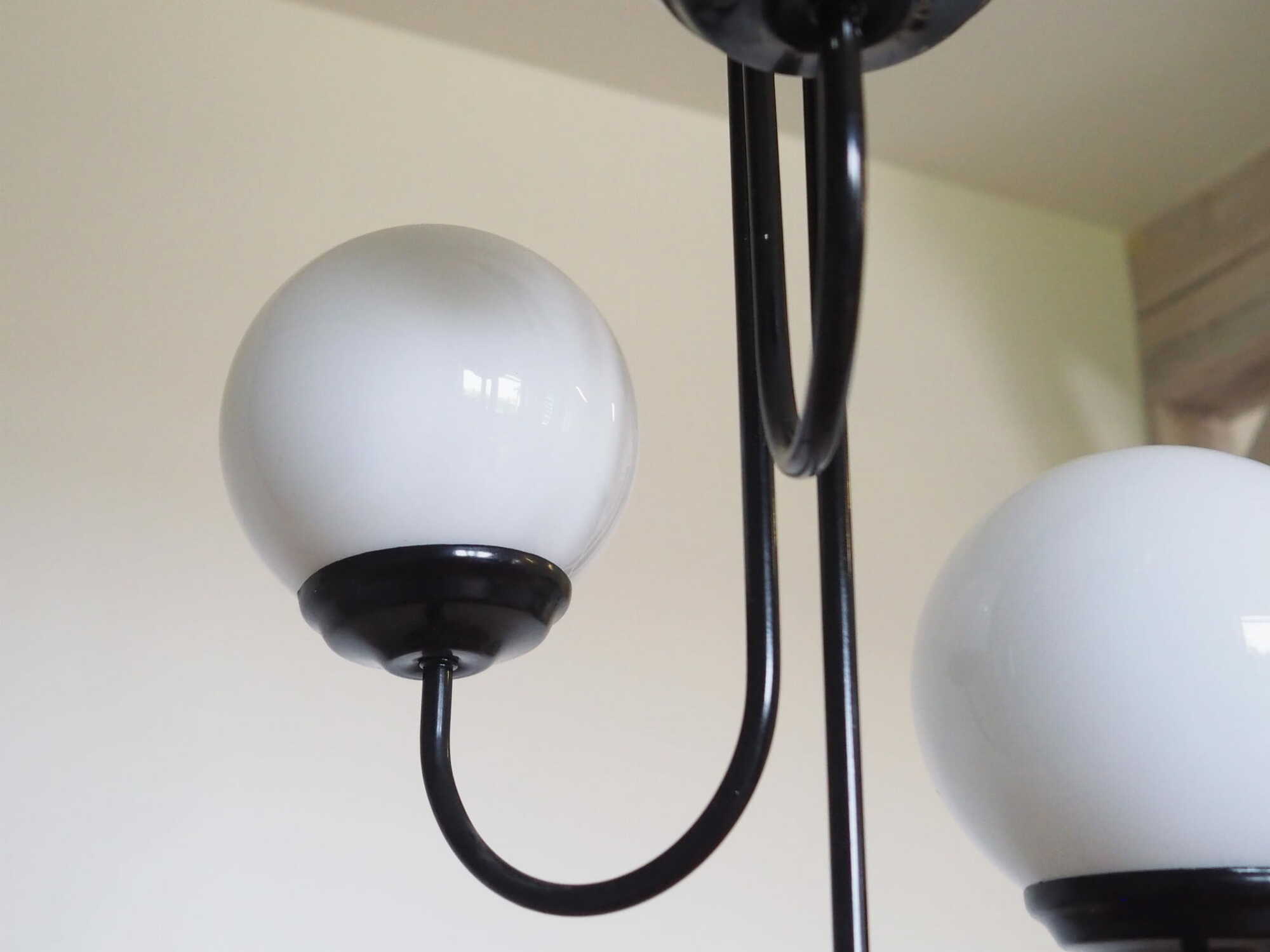 Vintage Pendant Lamp Glass Multicolored 1990s 6
