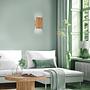 Shine 4-light LED wall light Wood Panel 2
