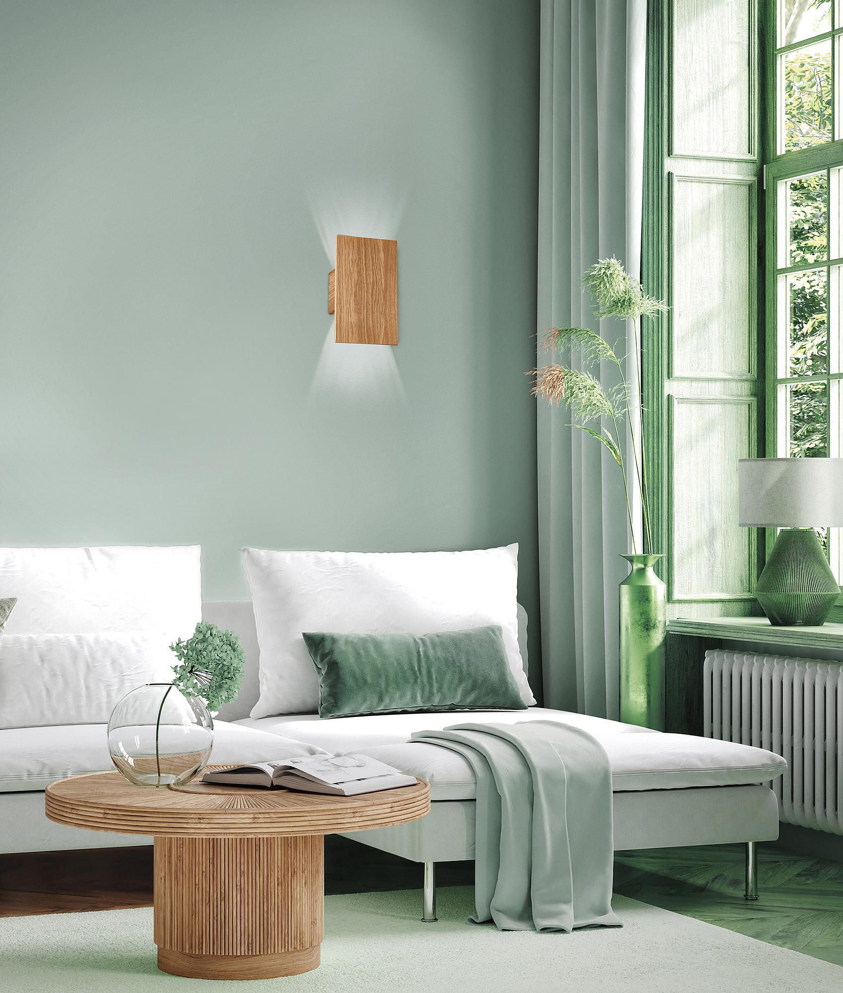 Shine 4-light LED wall light Wood Panel 2