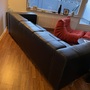 Carmo Sofa 3-Sitzer Leder Schwarz 1