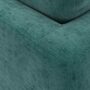 Pablo Sofa 3-Sitzer Textil Petrol-Grün 6